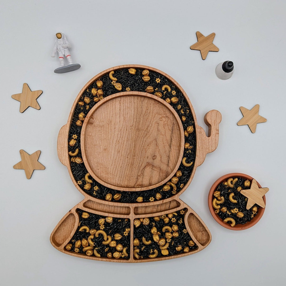 Astronaut Sensory Play Tray - Carved Together Co - 