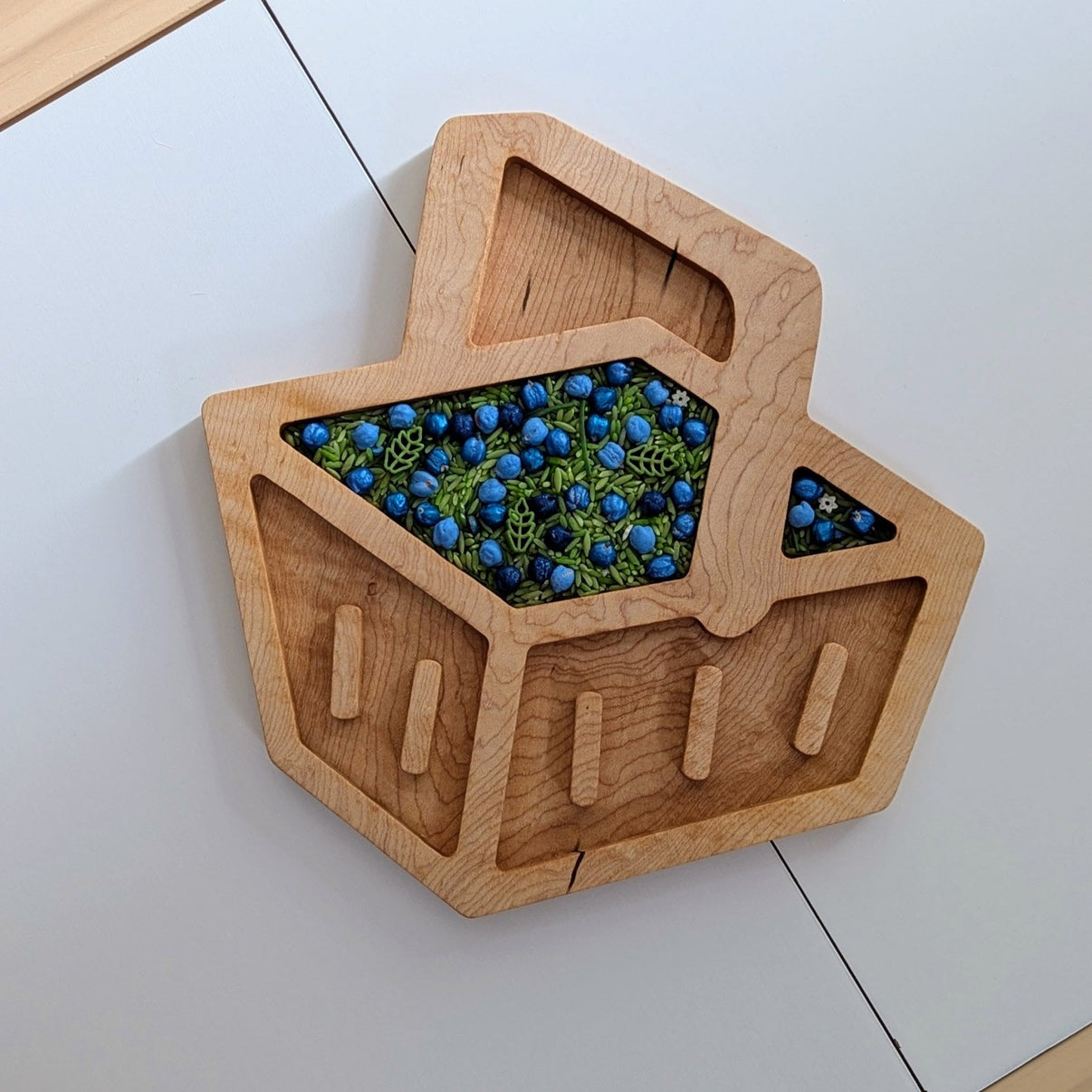 Berry Basket Sensory Play Tray - Carved Together Co - 