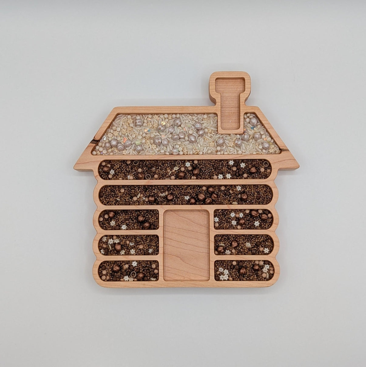 Cabin Sensory Play Tray - Carved Together Co - 