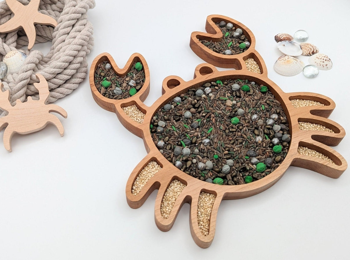 Crab Sensory Play Tray - Carved Together Co - 