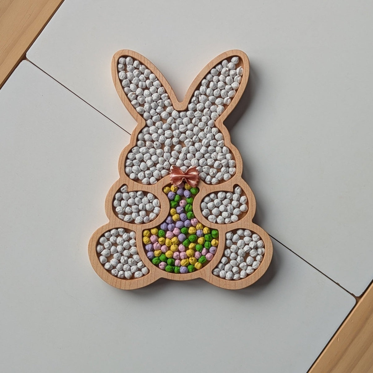 Easter Bunny Sensory Play Tray - Carved Together Co - 