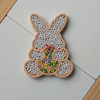 Easter Bunny Sensory Play Tray - Carved Together Co - 
