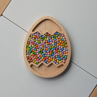 Easter Egg Sensory Play Tray - Zigzag - Carved Together Co - 