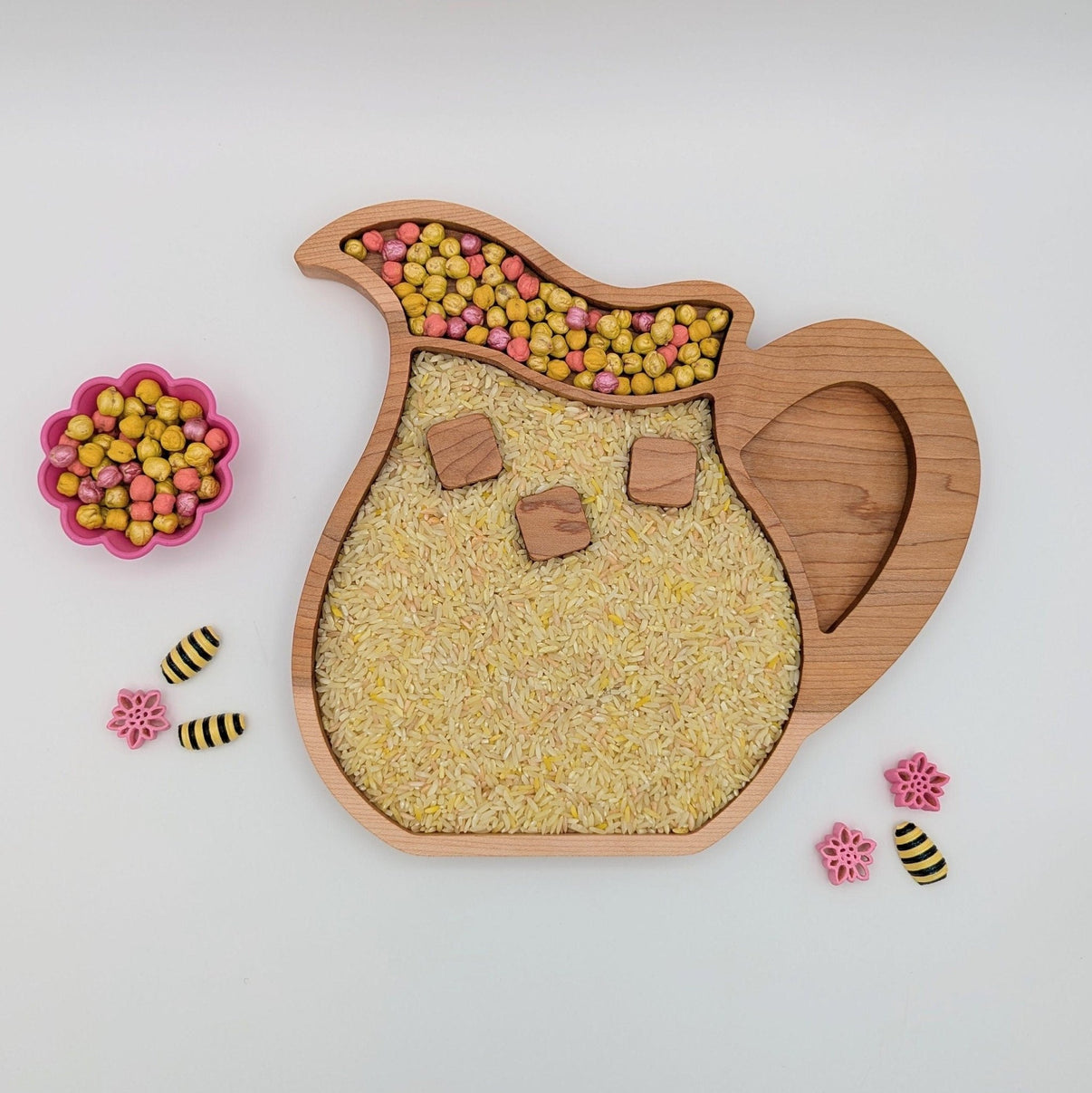 Lemonade Sensory Play Tray - Carved Together Co - 