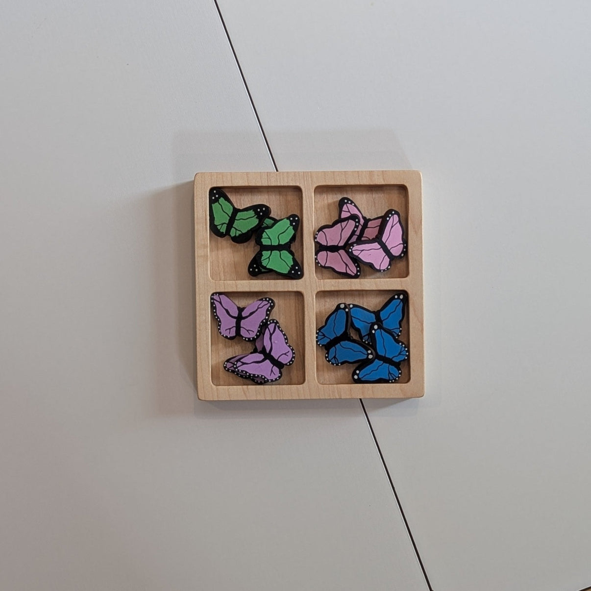 Mini 4 Pocket Square Tray - Carved Together Co - 
