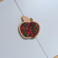 Mini Apple Sensory Play Tray - Carved Together Co - 