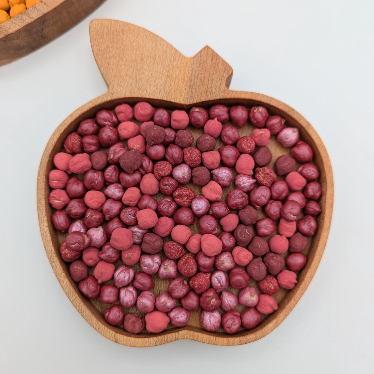 Mini Apple Sensory Play Tray - Carved Together Co - 