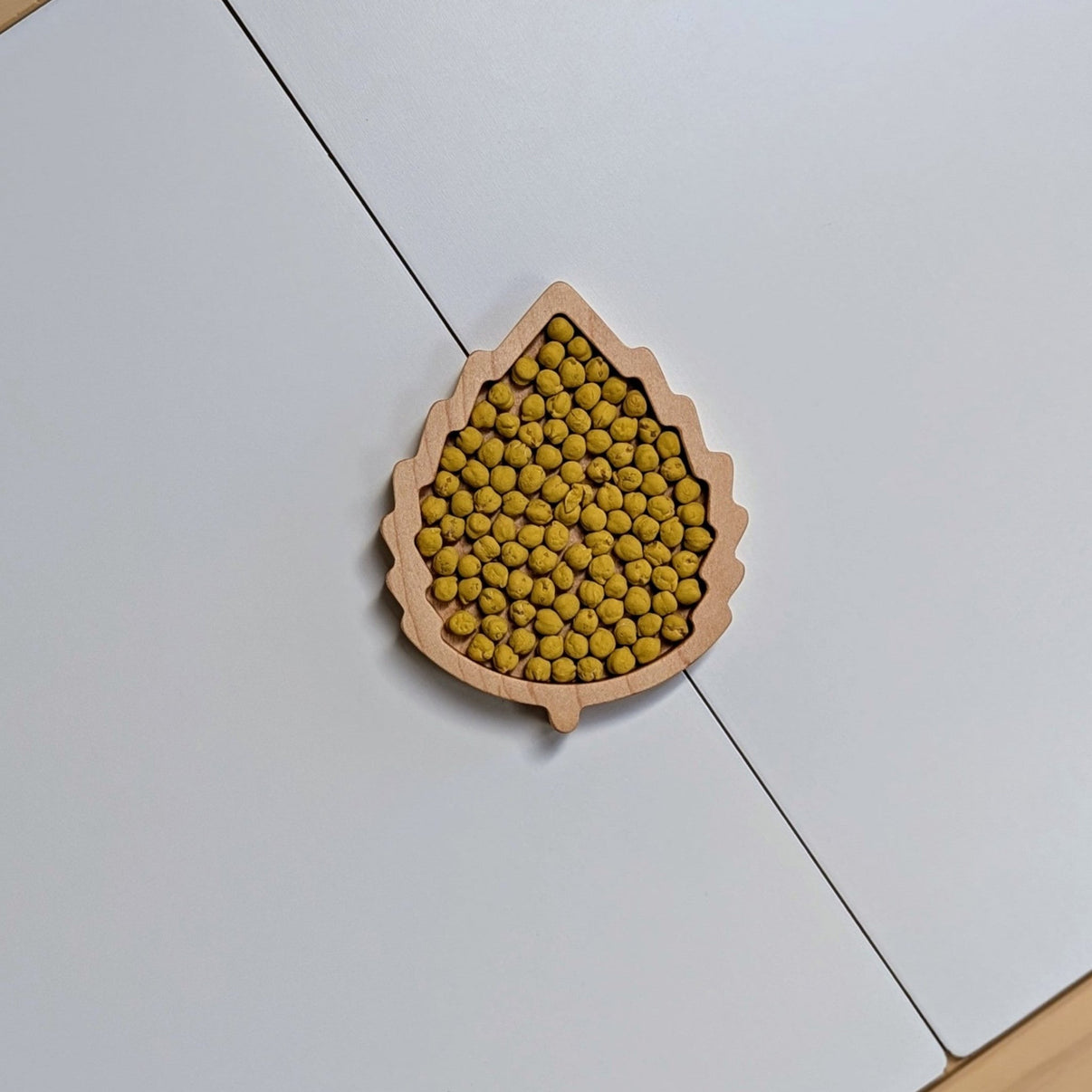 Mini Birch Leaf Sensory Play Tray - Carved Together Co - 