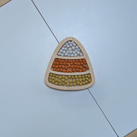 Mini Candy Corn Sensory Play Tray - Carved Together Co - 