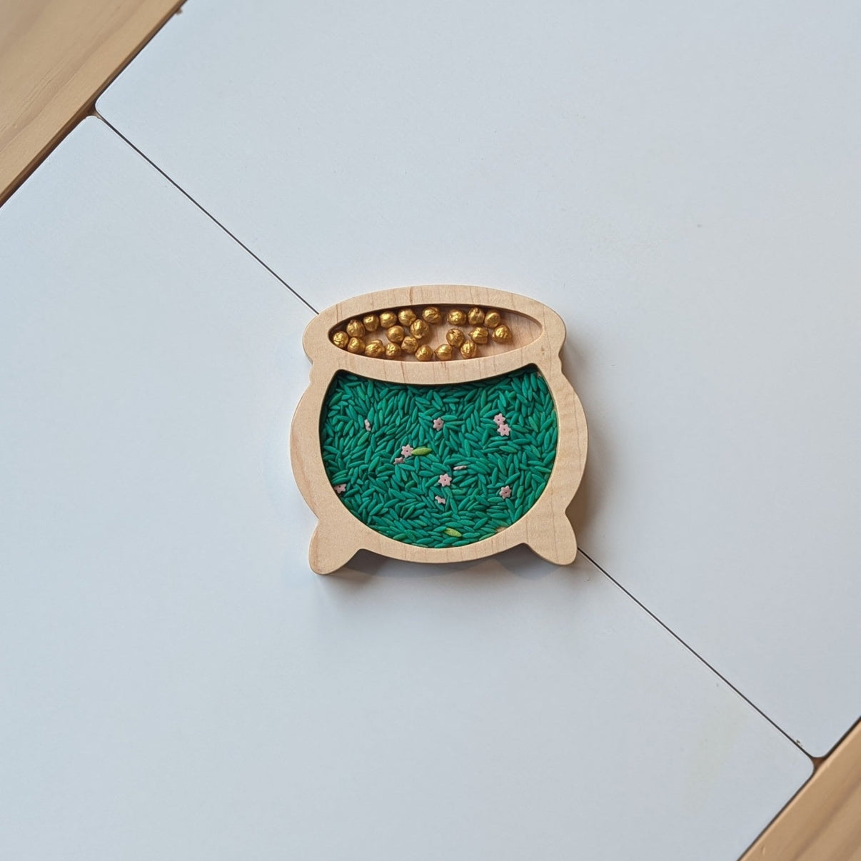 Mini Cauldron Sensory Play Tray - Carved Together Co - 