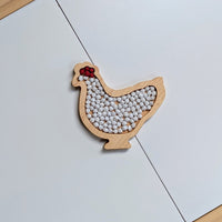 Mini Chicken Sensory Play Tray - Carved Together Co - 