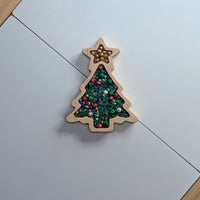 Mini Christmas Tree Sensory Play Tray - Carved Together Co - 