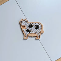 Mini Cow Sensory Play Tray - Carved Together Co - 