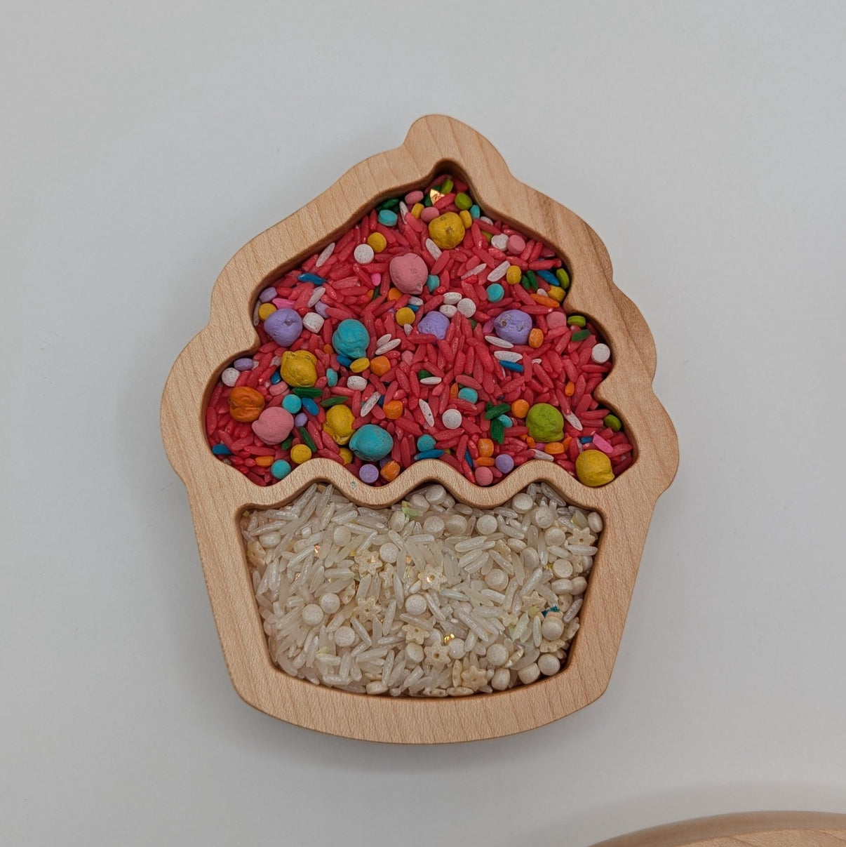 Mini Cupcake Sensory Play Tray - Carved Together Co - 