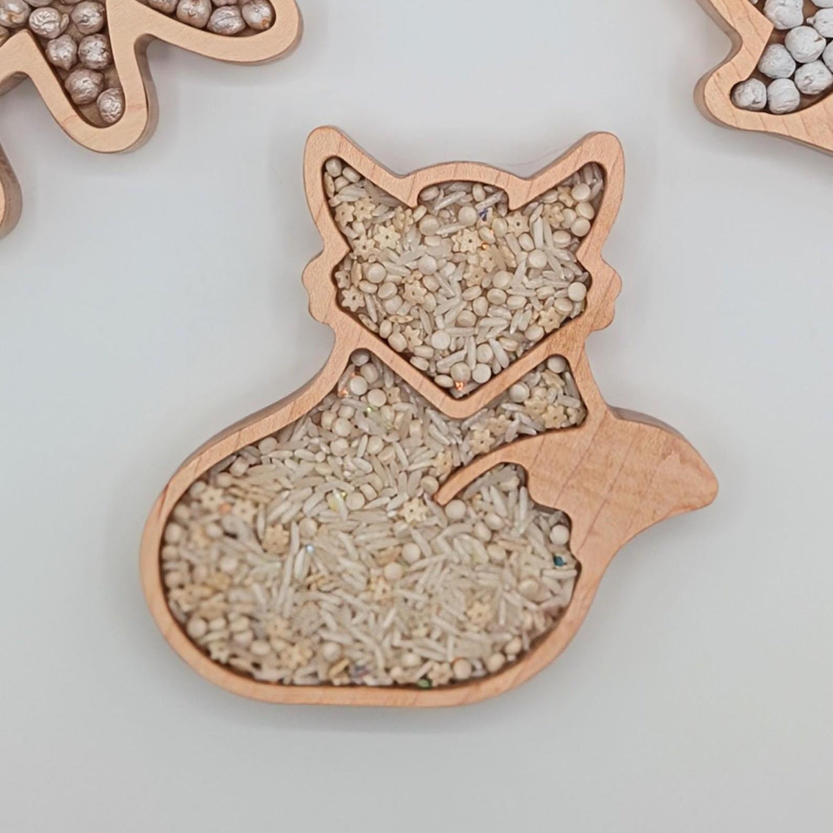 Mini Fox Sensory Play Tray - Carved Together Co - 