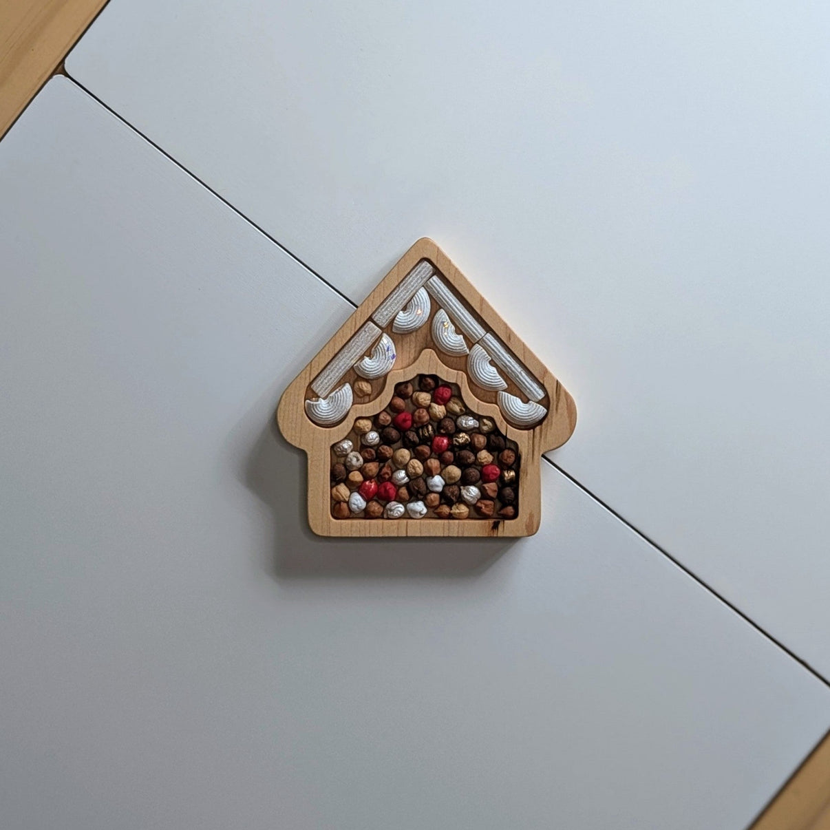 Mini Gingerbread House A Sensory Play Tray - Carved Together Co - 