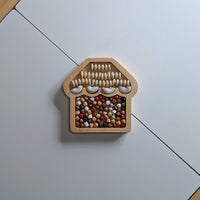 Mini Gingerbread House B Sensory Play Tray - Carved Together Co - 