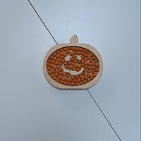 Mini Happy Jack - o - lantern Sensory Play Tray - Carved Together Co - 