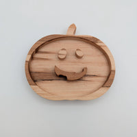 Mini Happy Jack - o - lantern Sensory Play Tray - Carved Together Co - 