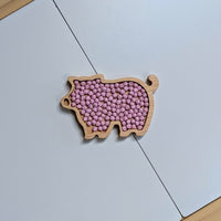 Mini Pig Sensory Play Tray - Carved Together Co - 