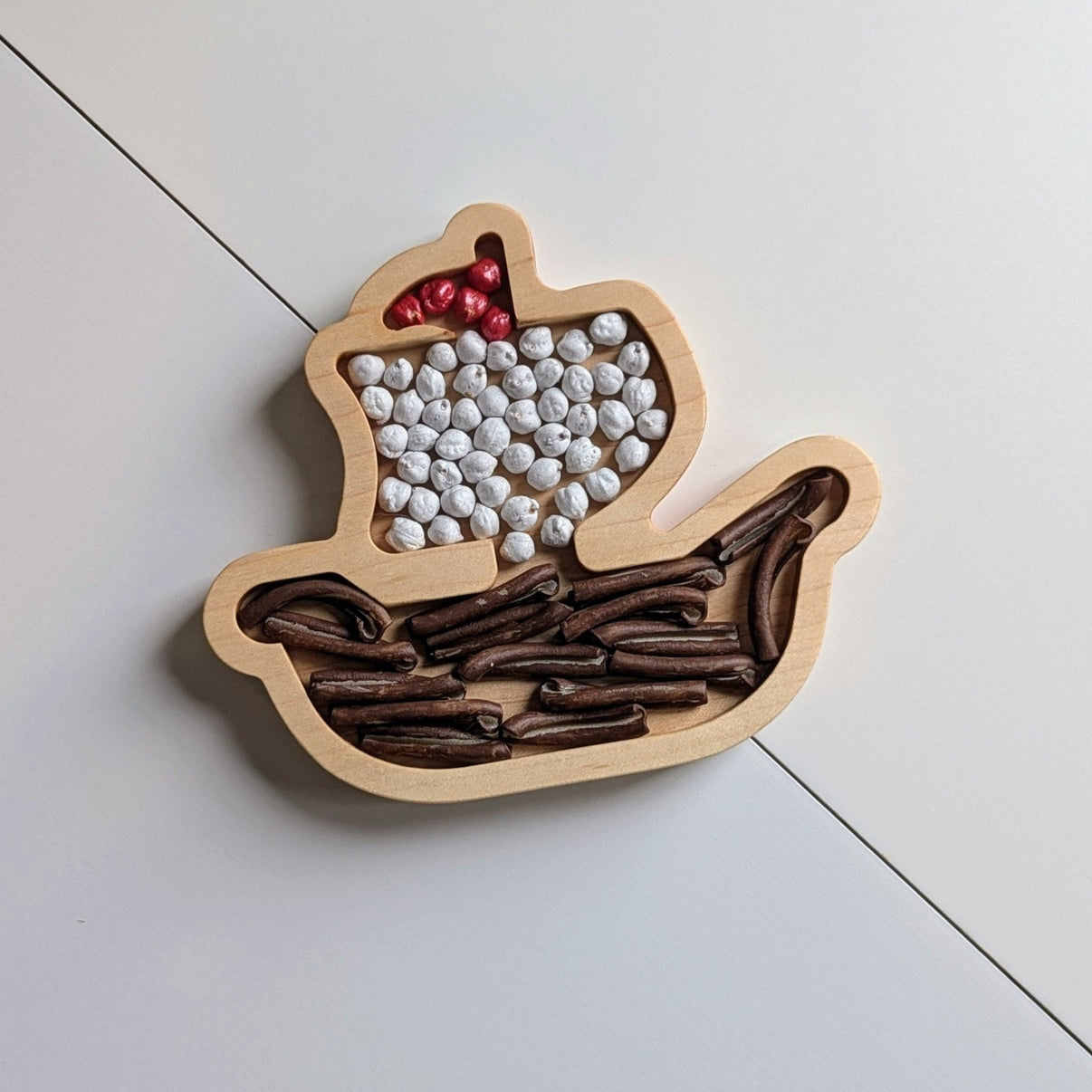 Mini Pirate Ship Sensory Play Tray - Carved Together Co - 