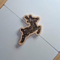 Mini Reindeer Sensory Play Tray - Carved Together Co - 