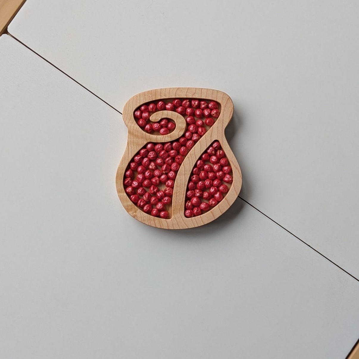 Mini Rose Sensory Play Tray - Carved Together Co - 