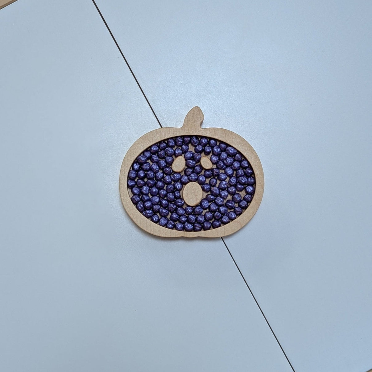 Mini Silly Jack - o - lantern Sensory Play Tray - Carved Together Co - 