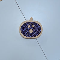 Mini Silly Jack - o - lantern Sensory Play Tray - Carved Together Co - 