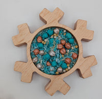 Mini Snowflake B Sensory Play Tray - Carved Together Co - 