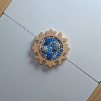 Mini Snowflake Sensory Play Tray - Carved Together Co - 