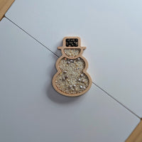Mini Snowman Sensory Play Tray - Carved Together Co - 