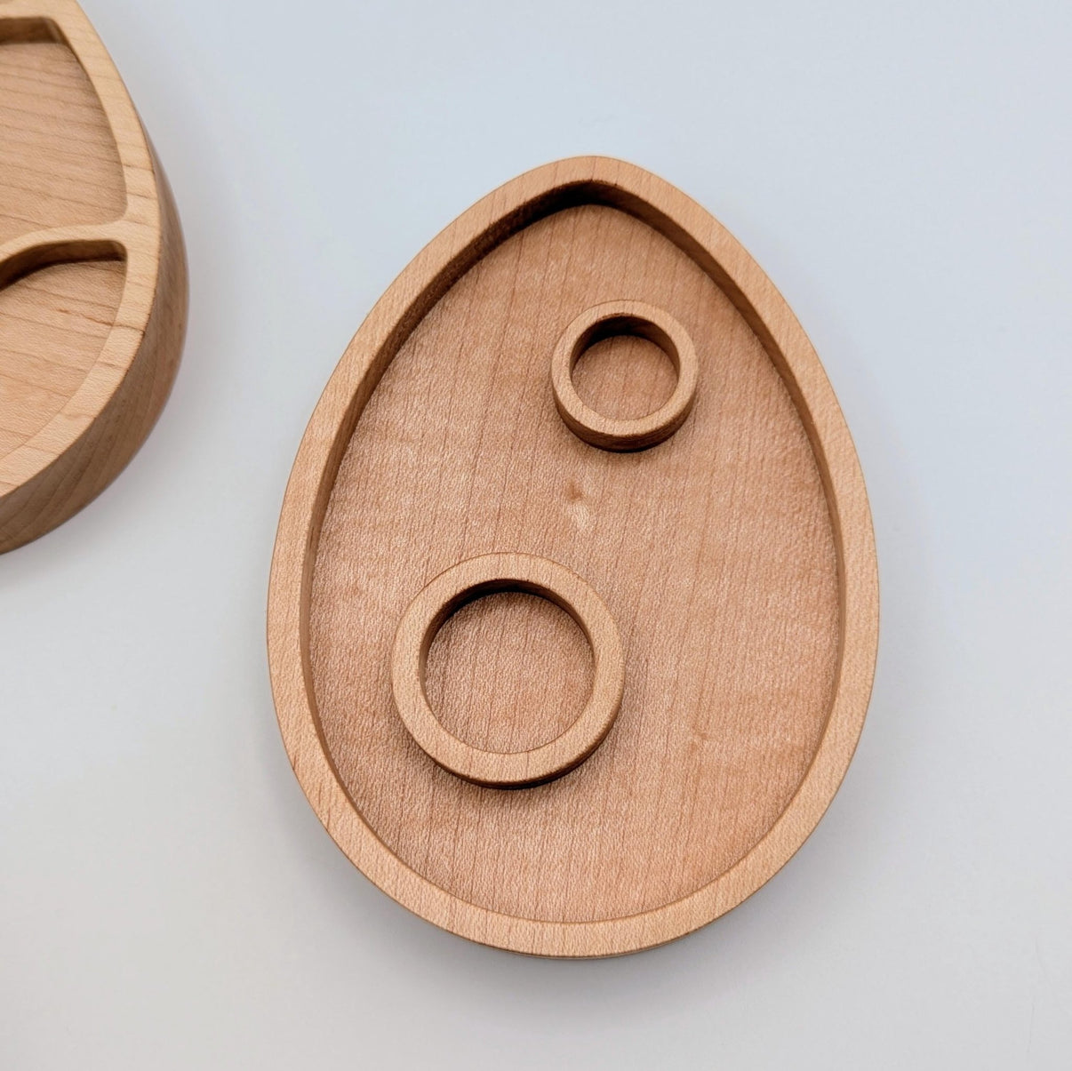 Mini Spotted Easter Egg Sensory Play Tray - Carved Together Co - 