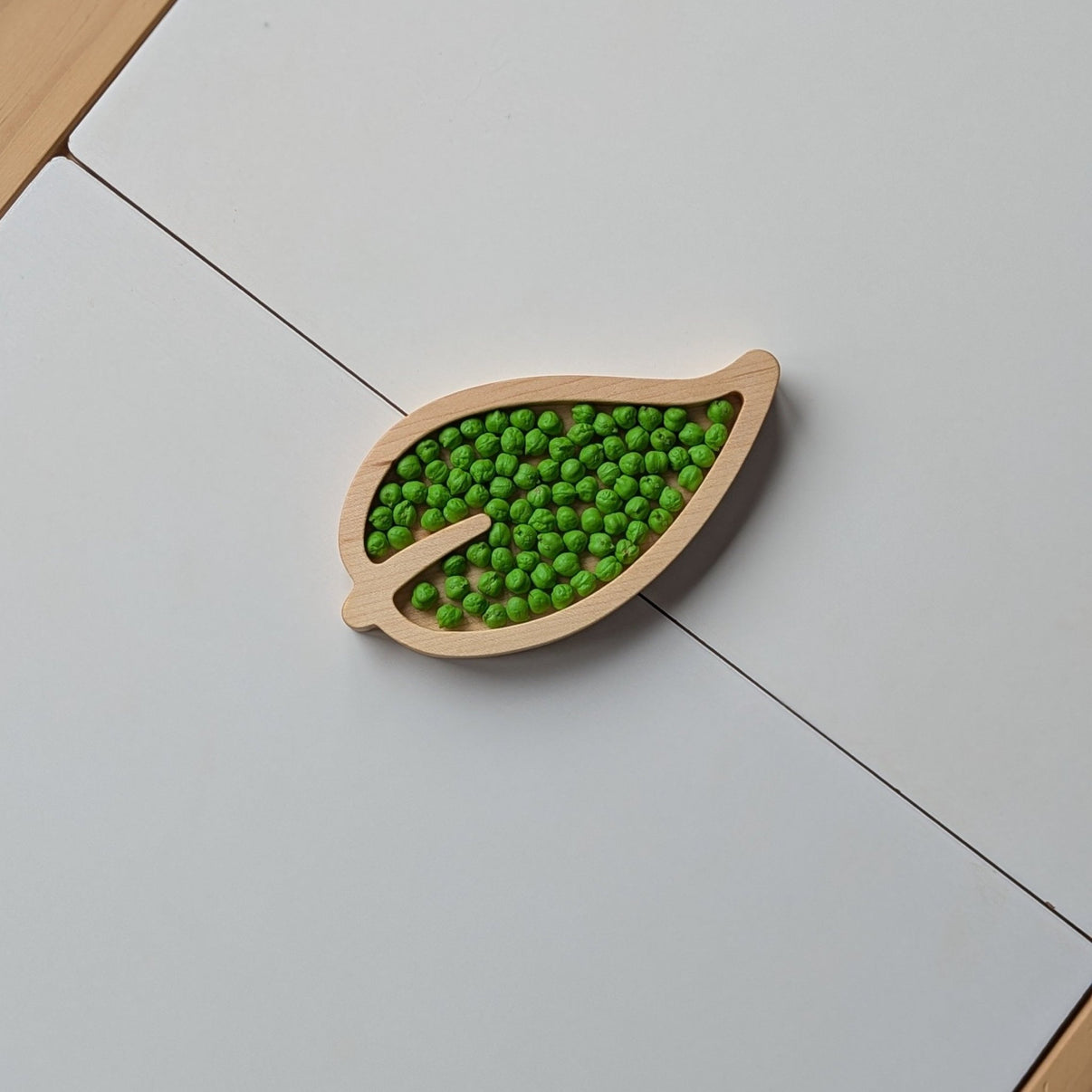 Mini Spring Leaf Sensory Play Tray - Carved Together Co - 