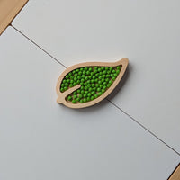 Mini Spring Leaf Sensory Play Tray - Carved Together Co - 