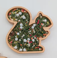 Mini Squirrel Sensory Play Tray - Carved Together Co - 