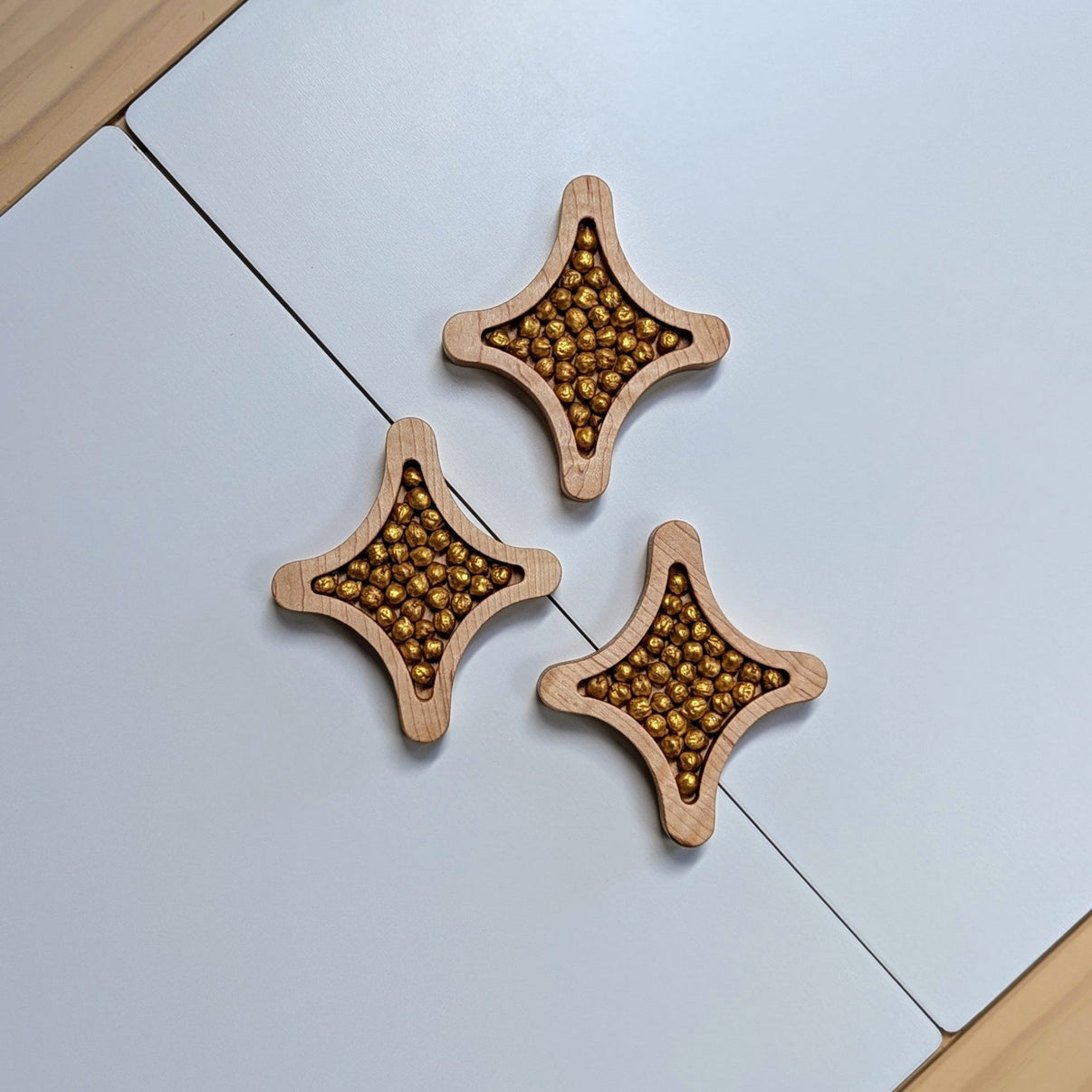 Mini Star Trio Sensory Play Trays - Carved Together Co - 