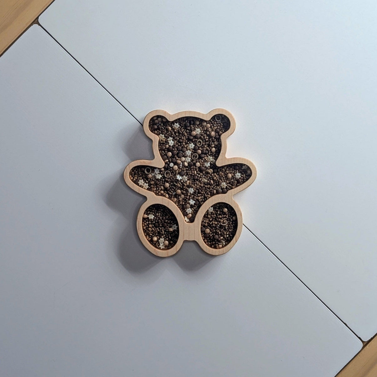 Mini Teddy Sensory Play Tray - Carved Together Co - 