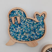 Mini Walrus Sensory Play Tray - Carved Together Co - 