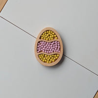 Mini Wavy Easter Egg Sensory Play Tray - Carved Together Co - 