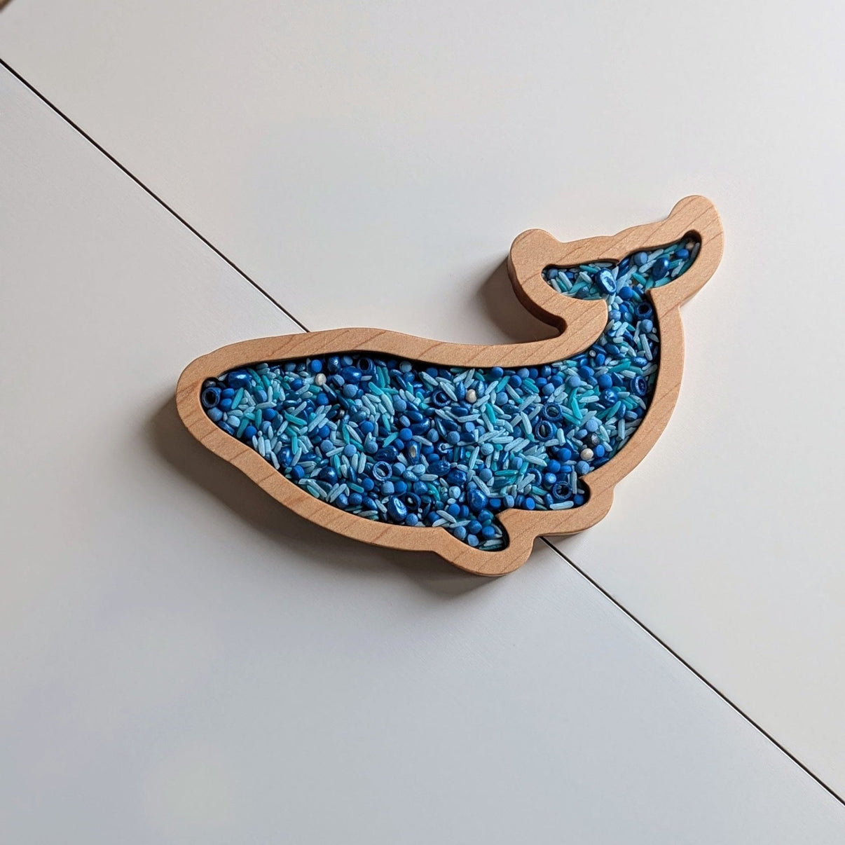 Mini Whale Sensory Play Tray - Carved Together Co - 
