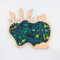 Pond Sensory Play Tray - Carved Together Co - 