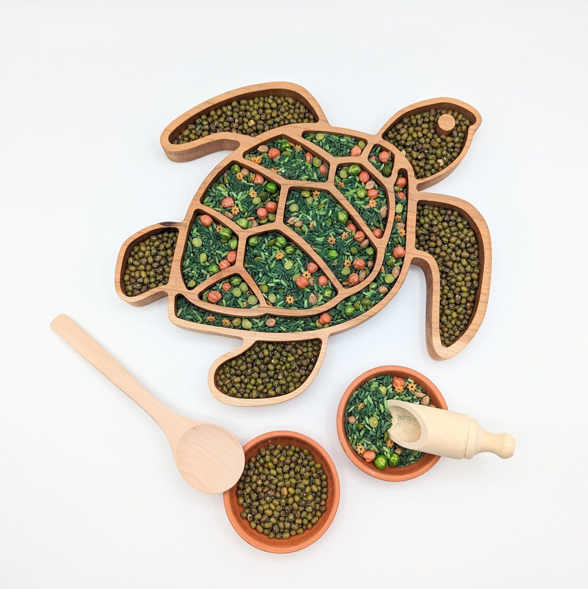 Sea Turtle Sensory Play Tray - Carved Together Co - 