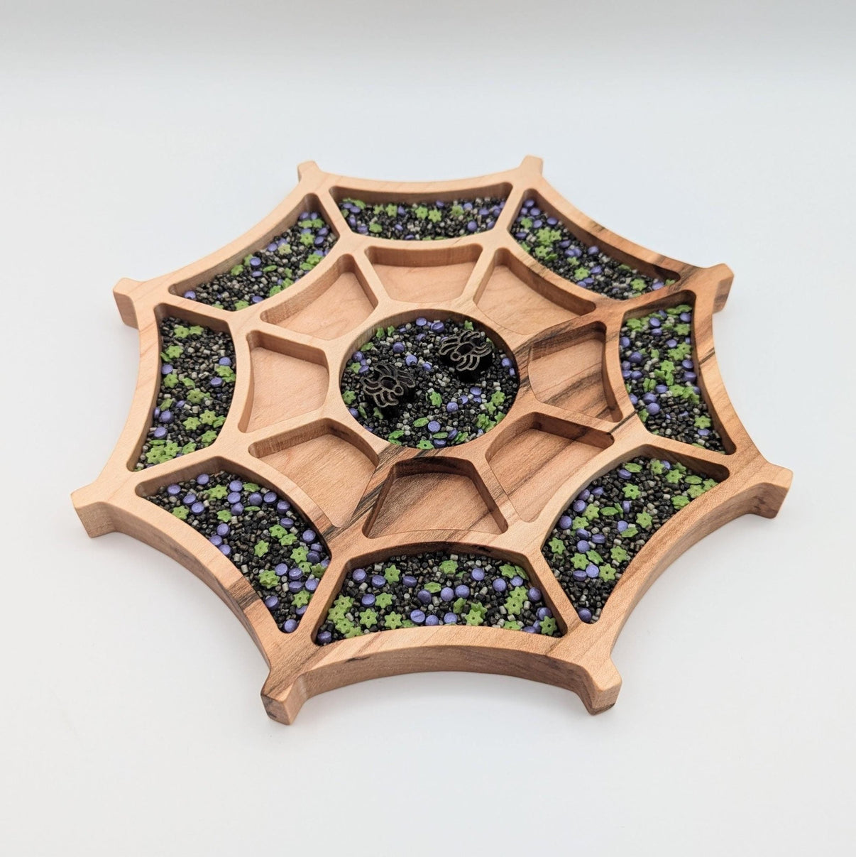 Spider Web Sensory Play Tray - Carved Together Co - 