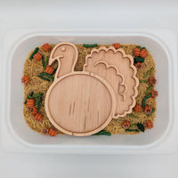 Turkey Sensory Play Tray - Carved Together Co - 