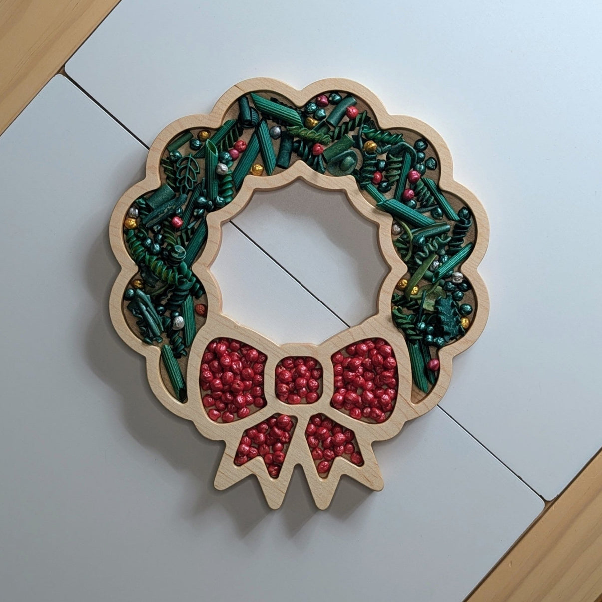 Wreath Sensory Play Tray - Carved Together Co - 